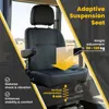 vidaXL Siège de tracteur à suspension, noir, 56 x 57 x 87 Voir les images du produit 6