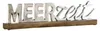 Letra con relieve, tiempo de mar, aluminio, madera de Vista previa de la imagen del producto 1