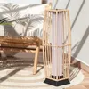 LED Stehlampe Außen Solar Rattan Arley Natürlich Produktbild-Vorschau 3