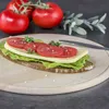 HI Holzteller aus hellem Plantagenholz Ø28 cm 24 Stück Anteprima dell’immagine prodotto 3