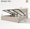 MODFU Polsterbett 180x200cm mit Bettkasten ohne Produktbild-Vorschau 5