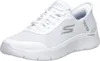 A single white SKECHERS SLIP-INS GO WALK FLEX shoe is shown from a side-diagonal angle against a white background. Voir les images du produit