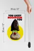 Holzschild Spruch 20x30cm You lucky mushroom you Produktbild-Vorschau 5