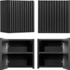 Hängeschrank 30x30cm, schwarz, NEWPORT-56-BLACK Produktbild-Vorschau 1