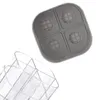 A clear plastic organizer and a gray lid with four compartments are shown against a white background. Produktbild-Vorschau