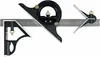 A set of combination squares and a protractor head are laid out on a white background. Anteprima dell’immagine prodotto
