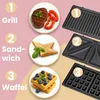 Clatronic Sandwichera ST/WA 3670  800 W Produktbild-Vorschau 4