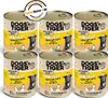 A group of six cans of dog food are arranged in two rows of three. Produktbild-Vorschau