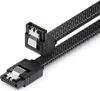 deleyCON 30 cm SATA 3 Kabel Nylon 6 Gbit/s Datenkabel SATA Produktbild-Vorschau 1