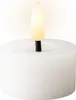 LED Teelichter 4,4x5cm mit Timer Wachs 2 Stück Weiß / Produktbild-Vorschau 2