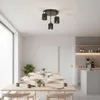 Stropní svítidlo MasterLED E27 LED 3 žárovky černá zlatá Náhled obrázku produktu 4