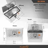ALUBOX Deichselbox - Anhänger Kiste - Riffelblech 62 x 36 x Produktbild-Vorschau 2