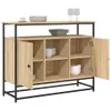 vidaXL Příborník Sonoma Dub 100x35x80 cm výrobek ze dřeva Náhled obrázku produktu 4