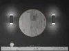 LED Badezimmer Wandleuchte Set Schwarz Spiegelleuchte Produktbild-Vorschau 6