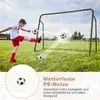 COSTWAY 2 en 1 But de football & Rebounder, Set de buts de Voir les images du produit 5