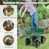 Robuster Gartenwagen mit PP-Rädern, mobiler Arbeitssitz mit Produktbild-Vorschau 6