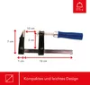 Morsetto a vite Toolland per hobbisti, morsetto, tenditore, Anteprima dell’immagine prodotto 8