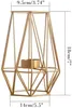 2 Stück Metall Sechseck Geformt Geometrisches Design Produktbild-Vorschau 6