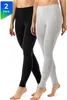 Merry Style Damen Lange Leggings aus Viskose 2 Pack Produktbild-Vorschau 1