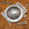Handgemachter Schildbuckel, 1,8 mm Stahl, Ø 21,5 cm, H 5 Produktbild-Vorschau 6