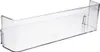 A clear plastic refrigerator shelf or bin shown against a white background. Produktbild-Vorschau