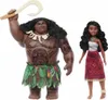 Disney Princess Vaiana Und Maui Puppen Rosa  Rosa One Size Produktbild-Vorschau 1