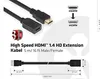 Club3D HDMI-Kabel 1.4  HD-Verlängerungskabel 5 Meter St/Bu Náhled obrázku produktu 3