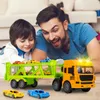 MalPlay Transporter Lastwager Set 6 Autos Fahrzeuge Produktbild-Vorschau 5