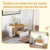 PawHut armoire à litière pour chat, armoire à litière avec Voir les images du produit 6