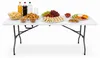 Aga Garten Klapptisch 180x74x74 cm Weiß Produktbild-Vorschau 3