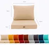 Cuscino per salotto da giardino sfoderabile, Beige, 50x50cm Anteprima dell’immagine prodotto 5