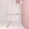 AICA Walk in Dusche 120 x 200cm Duschwand 8mm ESG NANO glas Produktbild-Vorschau 3