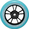 Roues Trottinette - 10 Spokes - 100 mm - Noir/Turquoise - Voir les images du produit 1