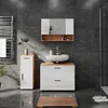 Badmöbel-Set Vicco Irma Weiß Hochglanz/Goldkraft Eiche 3 Produktbild-Vorschau 4