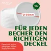 Mehrweg Frische-Deckel für 500g Joghurtbecher (10 Stück), Produktbild-Vorschau 6