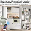 Armoire de cuisine Flieks avec éclairage LED, prises Voir les images du produit 9