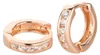 Ohrringe Creolen 925 Silber rosegold Zirkonia Damen Mädchen Produktbild-Vorschau 6