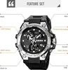 SKMEI 2031 Herrenmode Casual Sports Quarzuhr Dual Display Produktbild-Vorschau 2