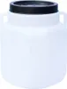 A white plastic water container with a black lid and handles. Produktbild-Vorschau
