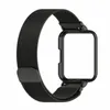 Strap-It Redmi Watch 2 Lite Milanese Armband (Schwarz) Produktbild-Vorschau 3