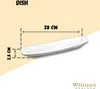 Wilmax Servierplatte 28 cm aus Porzellan, Weiß WL-992643/A Produktbild-Vorschau 3