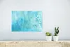 MuchoWow® Poster Aquarell - Blau - Weiß - Grün 30x20 cm - Produktbild-Vorschau 5