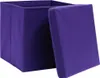 vidaXL Úložné boxy s víkem 4 ks 28x28x28 cm Fialová Náhled obrázku produktu 3