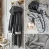CalmyLIFE Bademantel Damen flauschig Morgenmantel - mit Produktbild-Vorschau 5