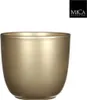 Tusca Topf rund gold h18,5xd19,5 cm Produktbild-Vorschau 1