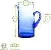 Nicola Spring Jebel Recycled Glaskanne - Wasser, Saft Produktbild-Vorschau 3