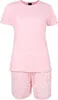 HEYO Damen Schlafanzug Kurz Baumwolle Zweiteiliger Pyjama Produktbild-Vorschau 2