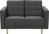 Max Winzer Sofa 2-Sitzer Jasmin - Flachgewebe anthrazit - Produktbild-Vorschau 3