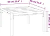 vidaXL Garten-Couchtisch Schwarz 60x60x35 cm Stahl Produktbild-Vorschau 7