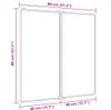 vidaXL Magnetisches Whiteboard Klappbar 80x80x1,7 cm Produktbild-Vorschau 7